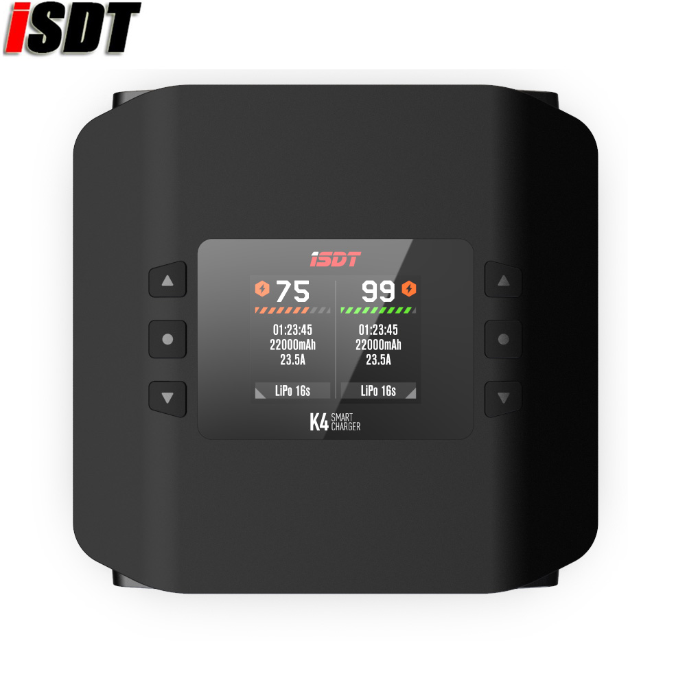 Isdt K4 Dual Lipo Charger - Caricabatterie Intelligente ISDT K4 1~8S per