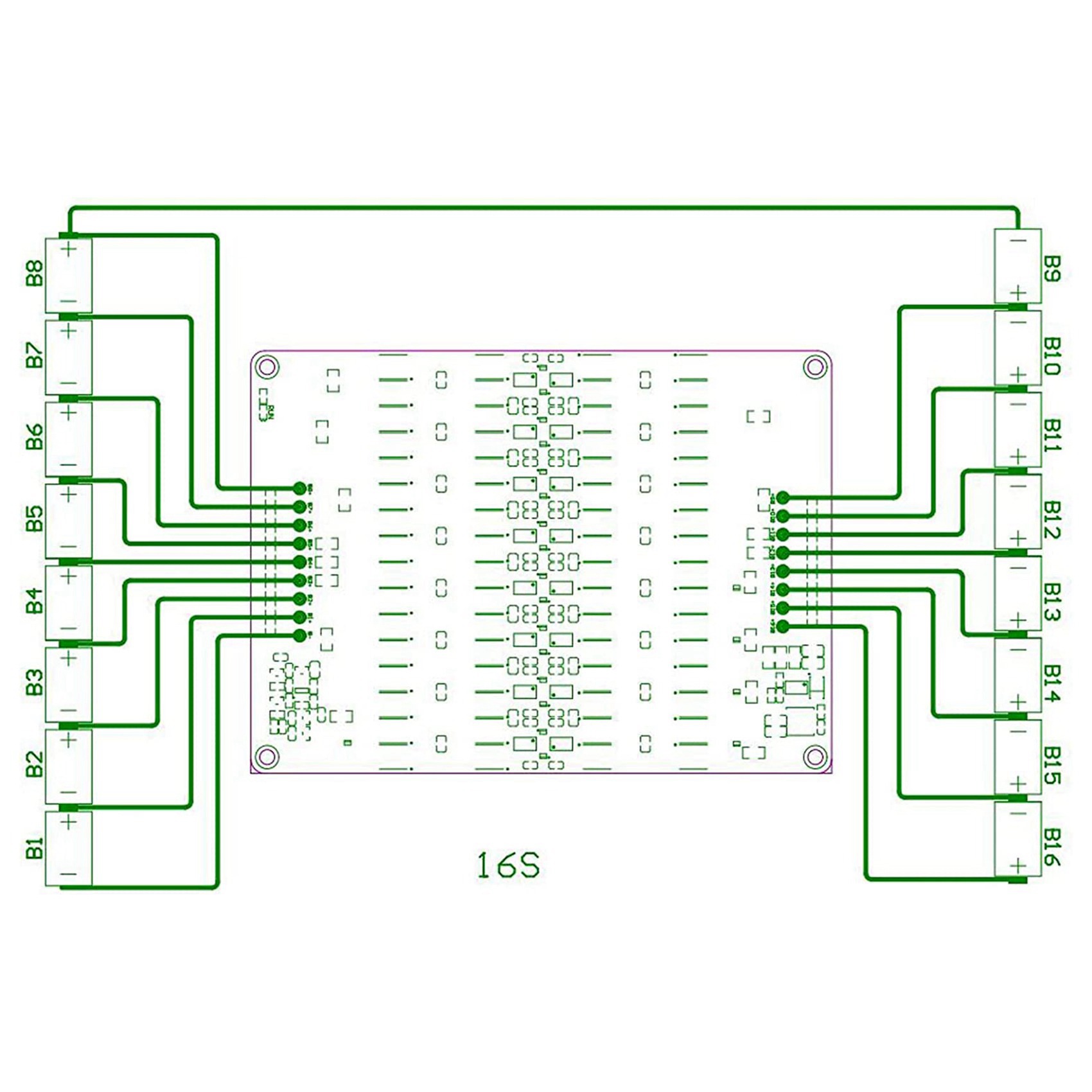 B04C-2X 12S 13S 14S 15S 16S Eq - 12S Lipo Battery Balancing Board recensione e prezzo
