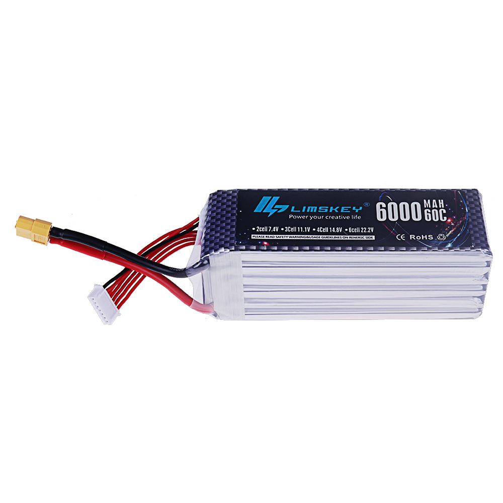 Batteria LiPo 7.4V 11.1V 14.8V - 4S Lipo Battery 14.8V 6000Mah recensione e prezzo